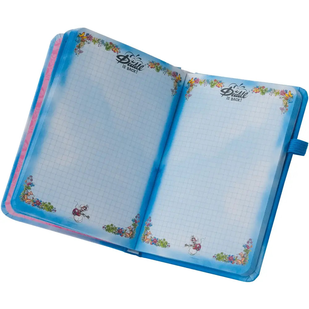Diddl Notizbuch mit Stift blau - A6