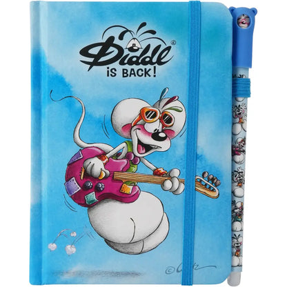 Diddl Notizbuch mit Stift blau - A6