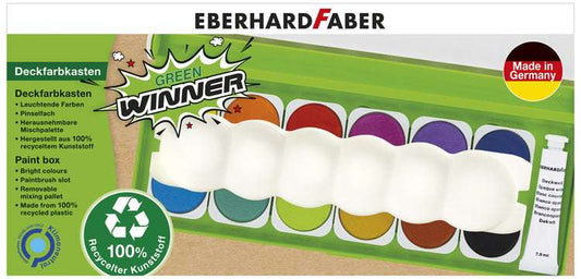 Deckfarbenkasten 12er Green Winner