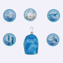 Beckmann Button Bag - Ocean