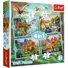 4 in 1 Pz Unique Dinosaurs