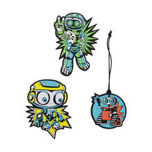 DerDieDas Wechselbuttons 3-tlg. Blue Robot
