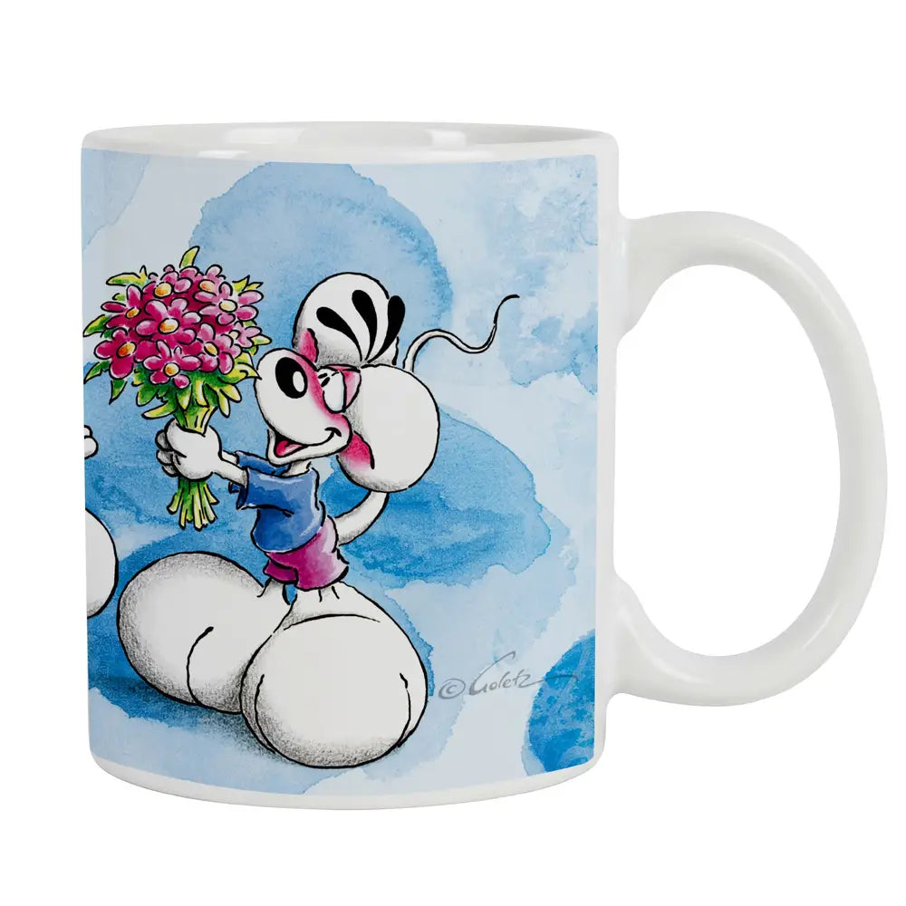 Diddl Tasse blau