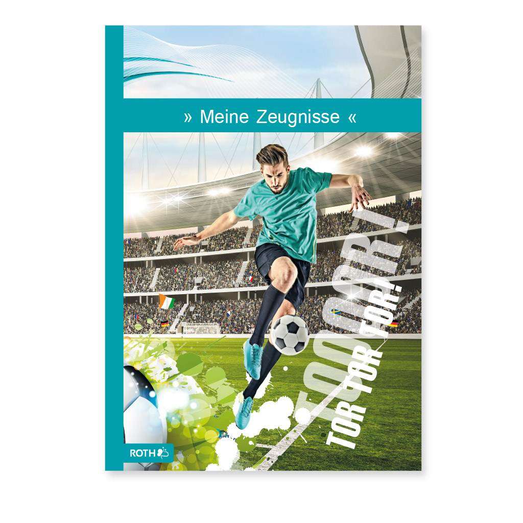 Zeugnismappe Fussball