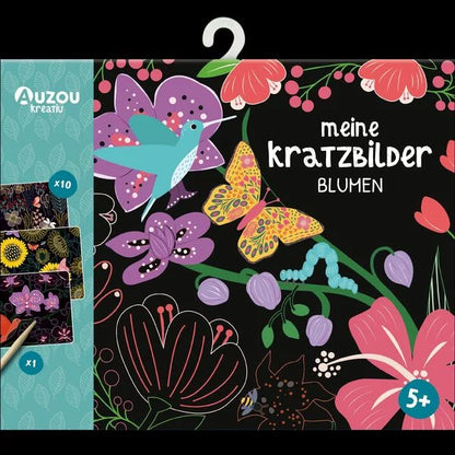 Meine Kratzbilder - Blumen