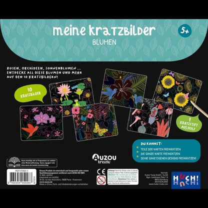 Meine Kratzbilder - Blumen