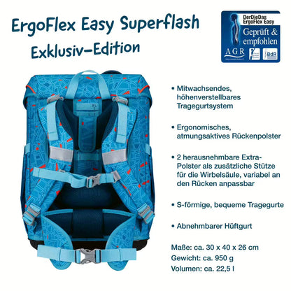 DerDieDas ErgoFlex Superflash - Blue Ice