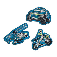 DerDieDas Wechselbuttons 3-tlg. Blue Speed