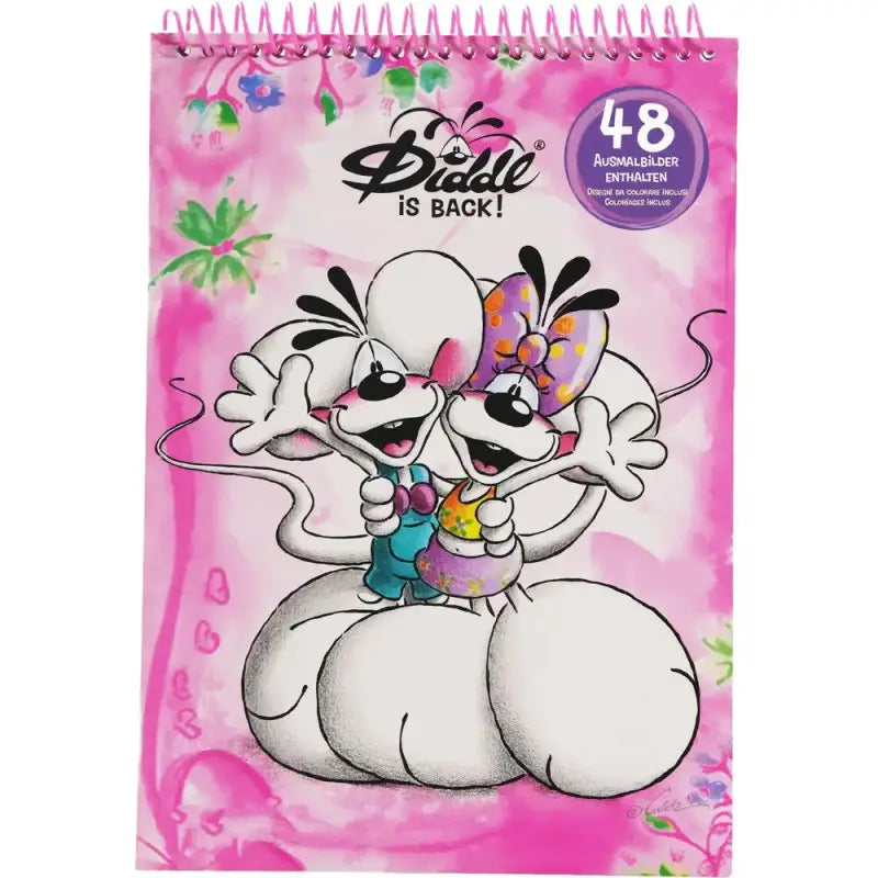 Diddl Malbuch rosa - A4