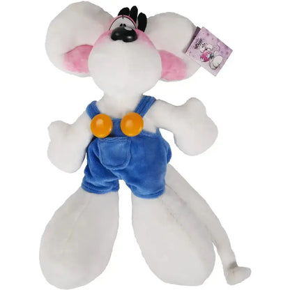 Diddl in blauer Latzhose 30cm