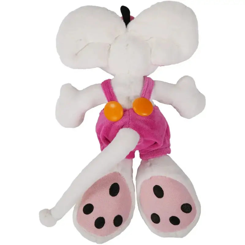 Diddl in rosa  Latzhose 30cm