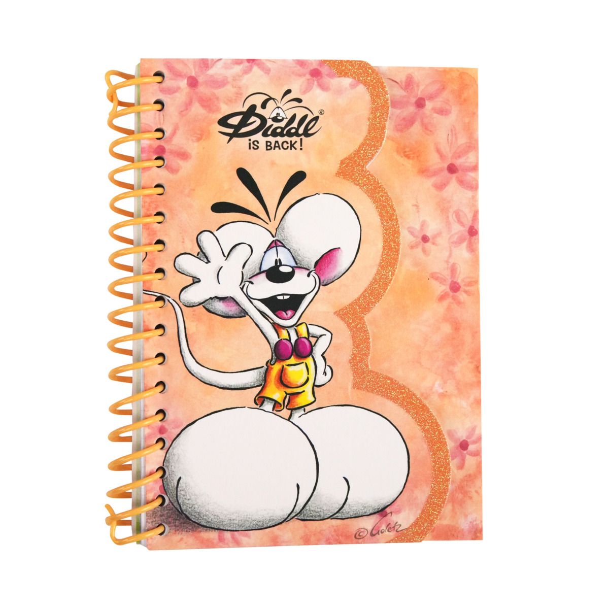 Diddl Notizbuch orange - A6