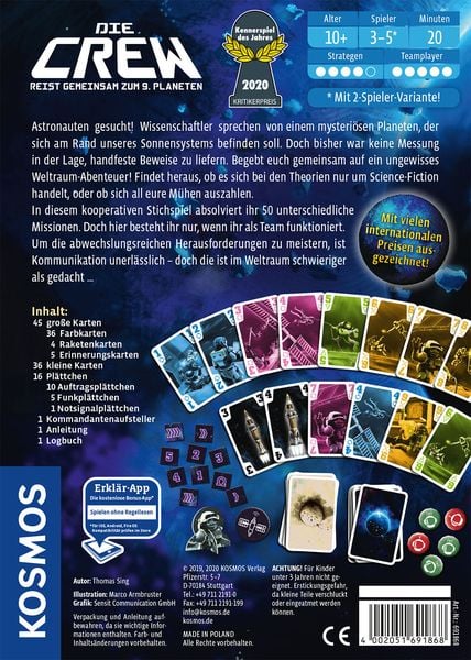 Kartenspiel - Die Crew