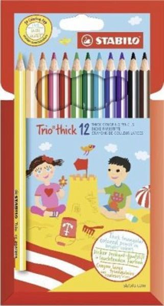 Buntstifte Trio dick 12er