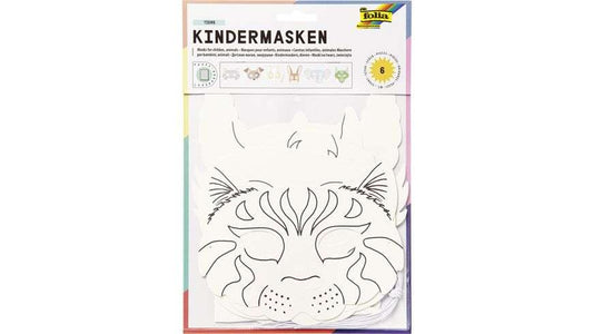 Kindermaske Tiere 6er