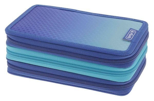 Schüleretui Triple Case blau