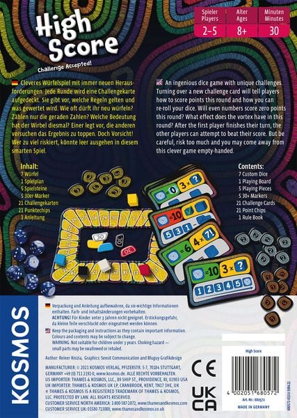 Würfelspiel - High Score