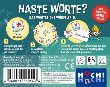 Haste Worte - das wortreiche Würfelspiel
