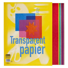 A4 Idena Transparentpapier mehrfarbig - 10 Blatt