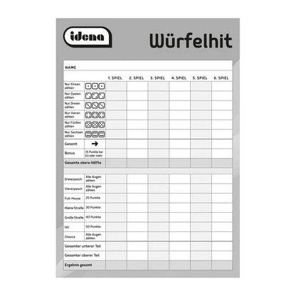 Würfelhit-Blöcke 3 Stück