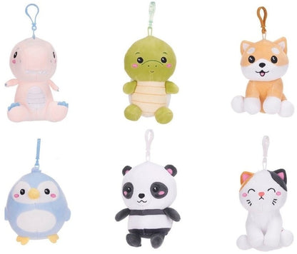 Kawaii Kuties Plüsch-Taschenclip, 12,5 cm, sortiert