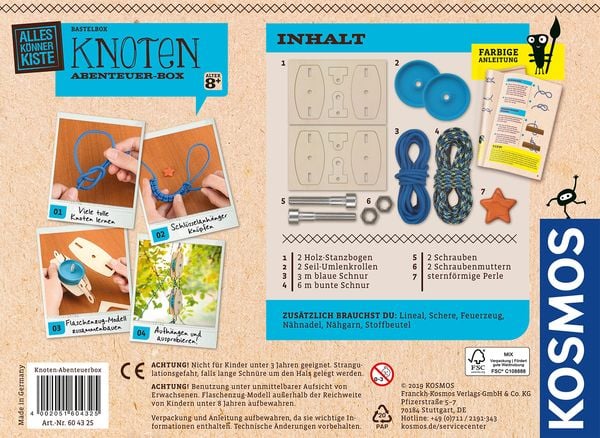 Bastelset AllesKönnerKiste Knoten Abenteuerbox