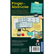 Mitbring-Experiment Finger-Abdrücke