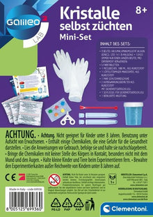 Experimentierkasten Galileo Kristalle