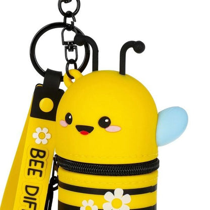 Mini Kawaii - Münztasche mit Anhänger - Biene