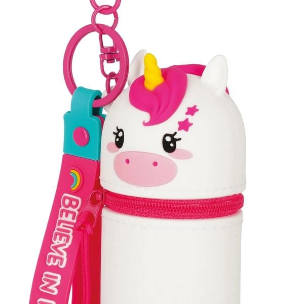 Mini Kawaii - Münztasche mit Anhänger - Einhorn