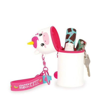 Mini Kawaii - Münztasche mit Anhänger - Einhorn