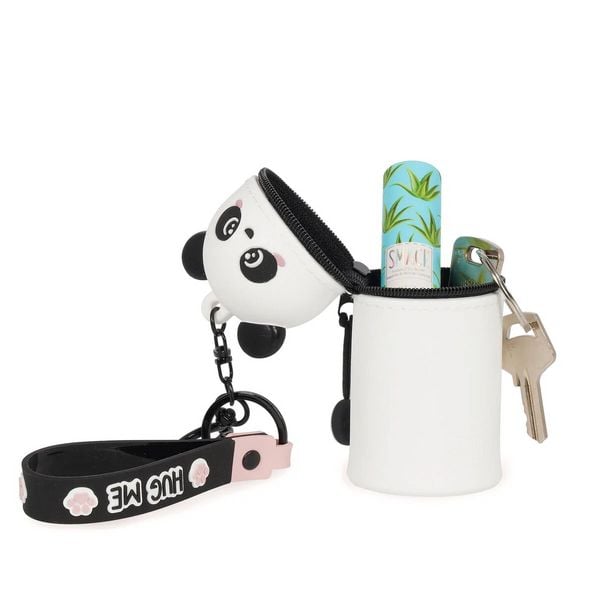 Mini Kawaii - Münztasche mit Anhänger - Panda