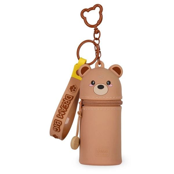 Mini Kawaii - Münztasche mit Anhänger - Teddy