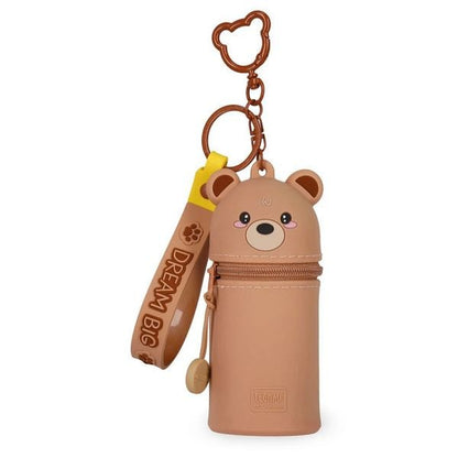 Mini Kawaii - Münztasche mit Anhänger - Teddy