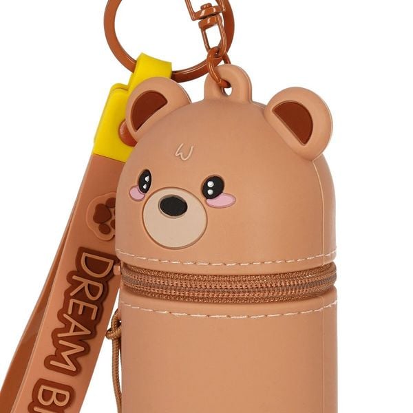 Mini Kawaii - Münztasche mit Anhänger - Teddy