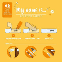 MY NAME IS… - SET MIT 66 SELBSTKLEBENDEN ETI - TEDDY BEAR
