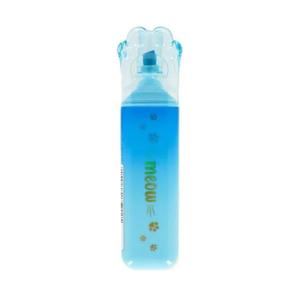 MEOW HIGHLIGHTERS - TEXTMARKER - KITTY Blau