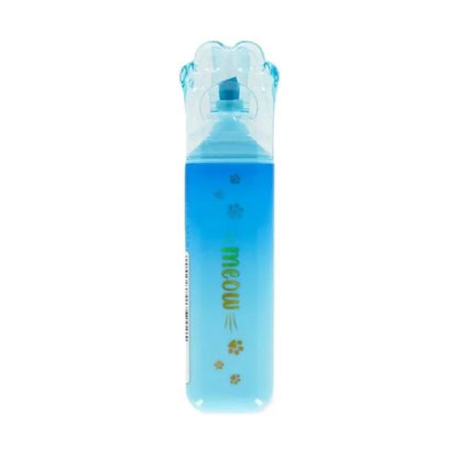 MEOW HIGHLIGHTERS - TEXTMARKER - KITTY Blau
