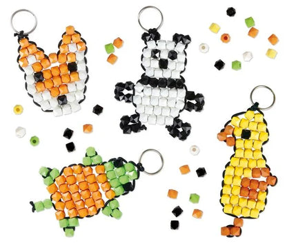 LENA Set Maskottchen Tier Anhänger basteln - für 4 Maskottchen