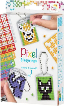 PRACHT Pixel Medaillon Set Tiere