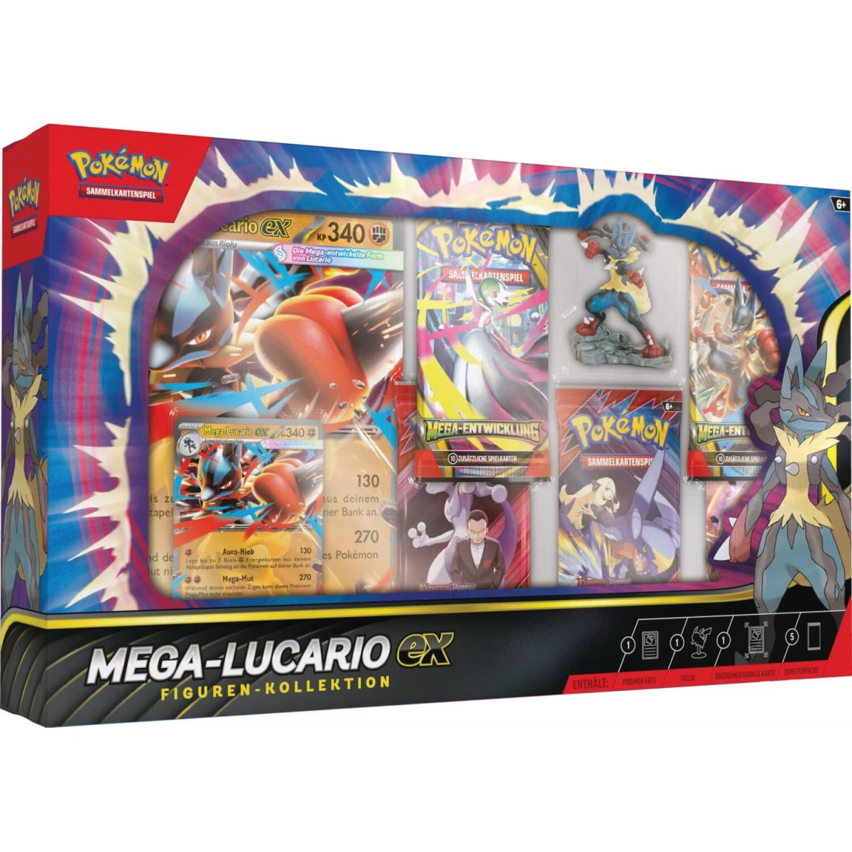 Pok. Mega Lucario EX Figuren-Kollektion