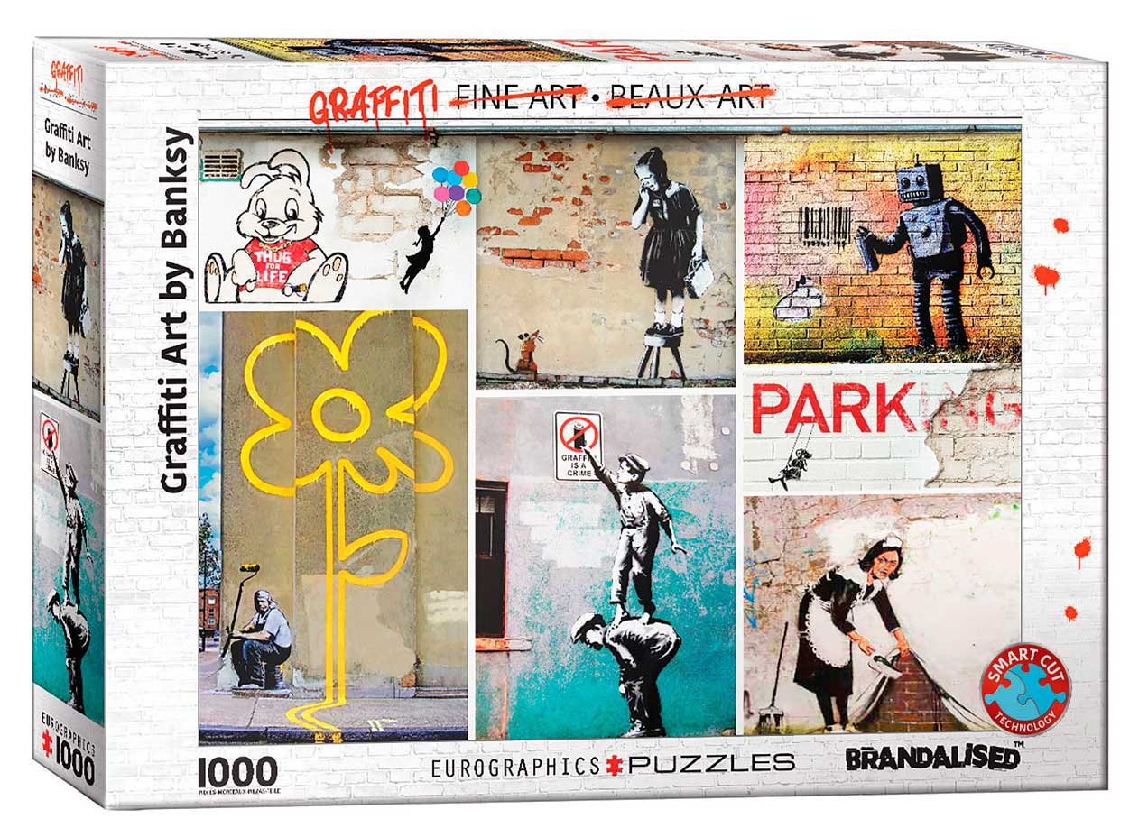 1000 t. Pz Banksy Kunst