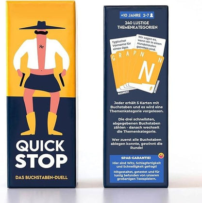 Kartenspiel QuickStop Das Buchstaben-Duell