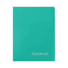 Zeugnismappe basic türkis