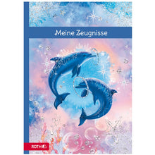 Zeugnismappe Delfine