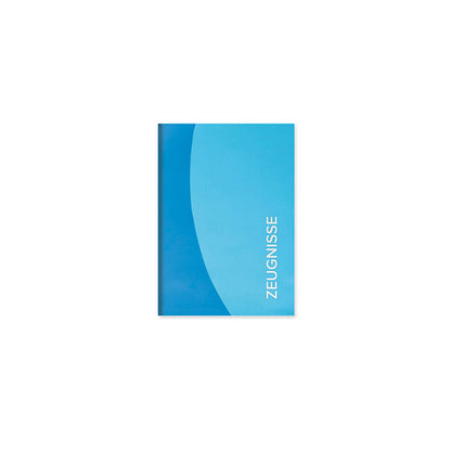 Zeugnismappe blau