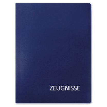 Zeugnismappe basic blau