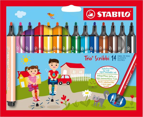 Stabilo Trio Scribbi - 14 Stk.