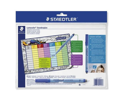 STAEDLER abwischbarer Stundenplan