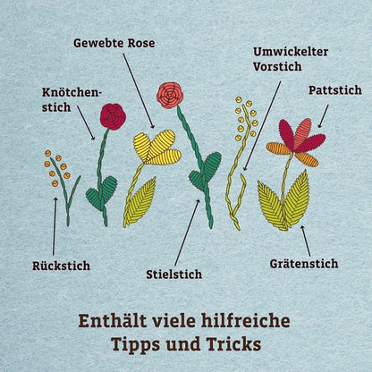 Handarbeit Set AllesKönnerKiste Sticken Kreativ-Set